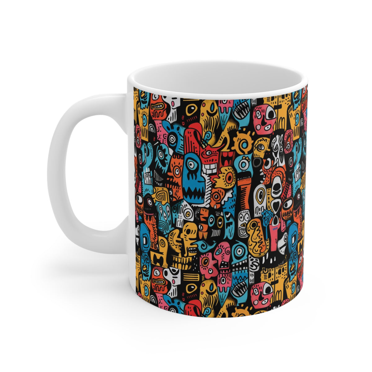 Artistic Doodle Coffee Mug - Sip with Imagination 313