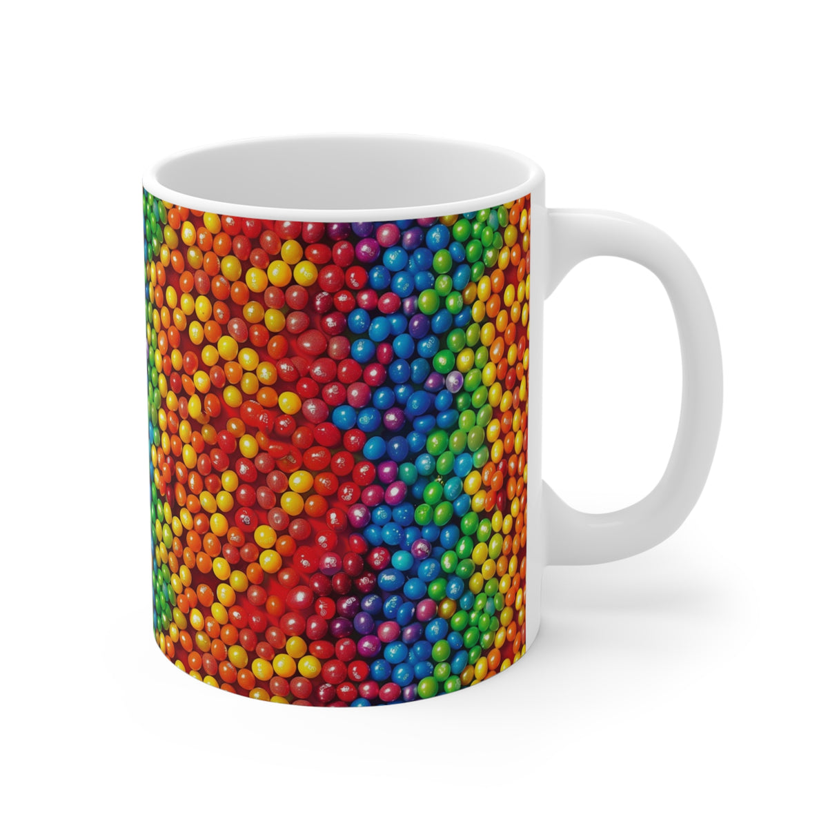 Colorful All-Over Candy Theme Coffee Mug Fun Ceramic Drinkware 152