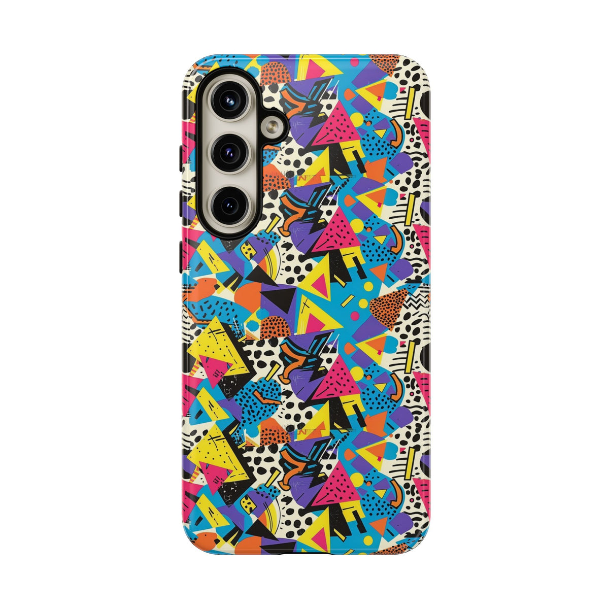 90s Themed Seamless Pattern Phone Case – Embrace Retro Style and Protection 231