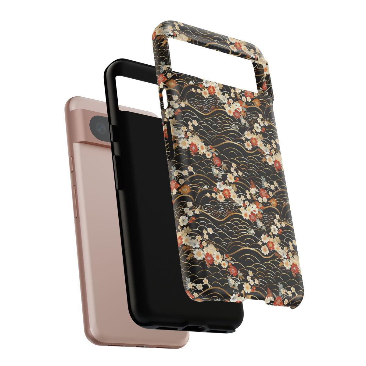 Japanese Pattern Phone Case – Elegant & Timeless Design for Your Phone 097