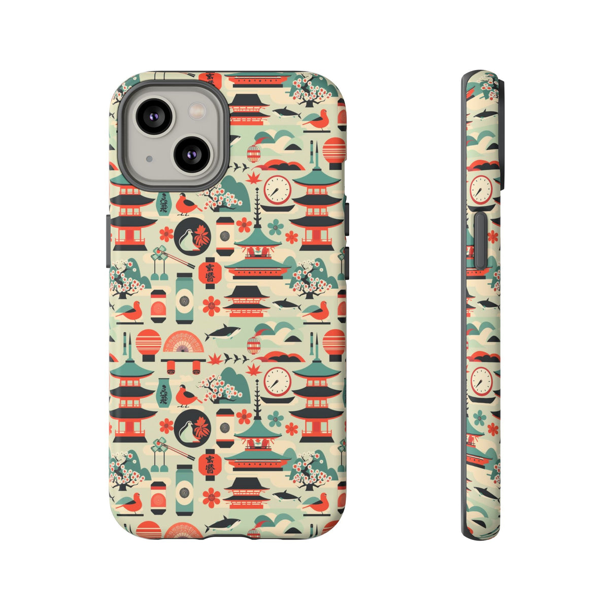 Japanese Pattern Phone Case – Elegant & Timeless Design for Your Phone 105