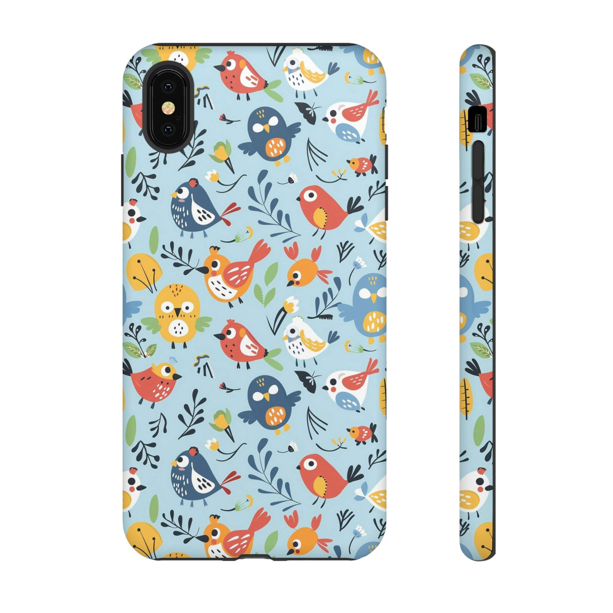 Birds Seamless Pattern Phone Case – Elegant and Timeless Avian Design 7