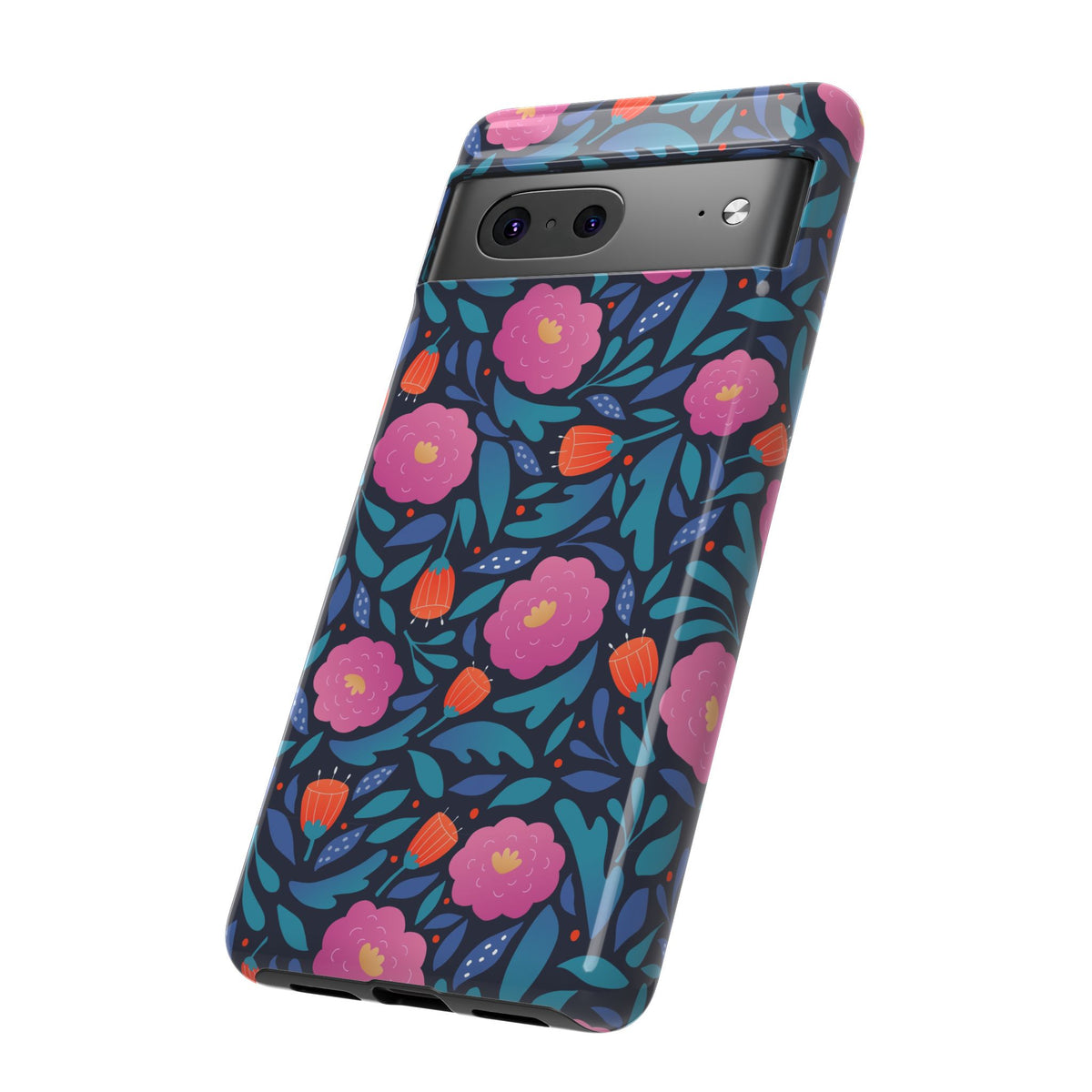 Colorful Little Flower Design Phone Case – Bright and Cheerful Floral Phone Cover 2