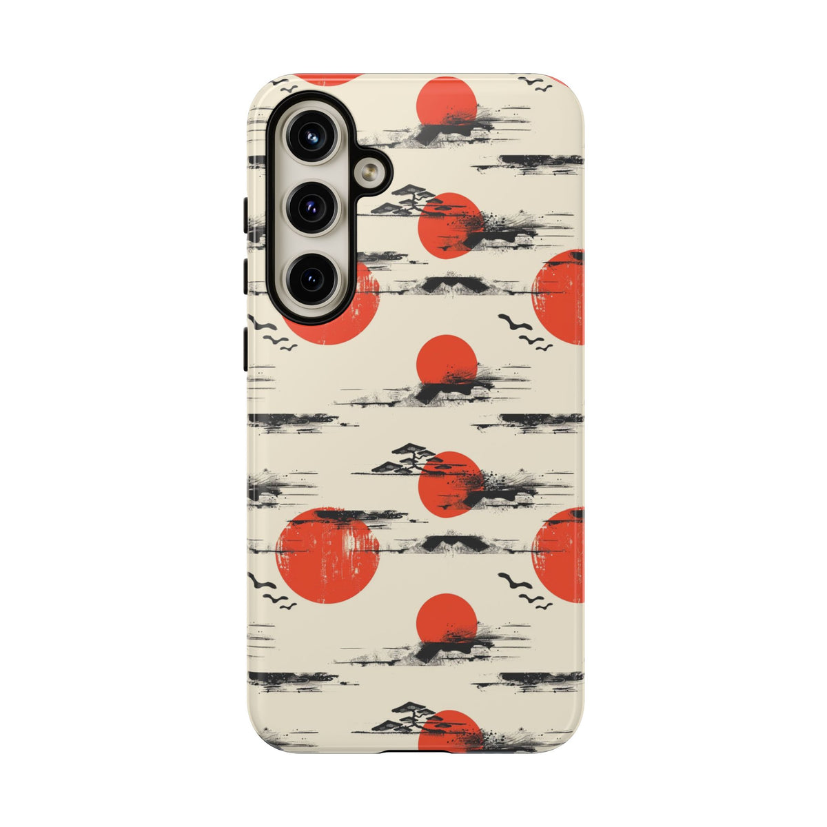 Japanese Pattern Phone Case – Elegant & Timeless Design for Your Phone 077