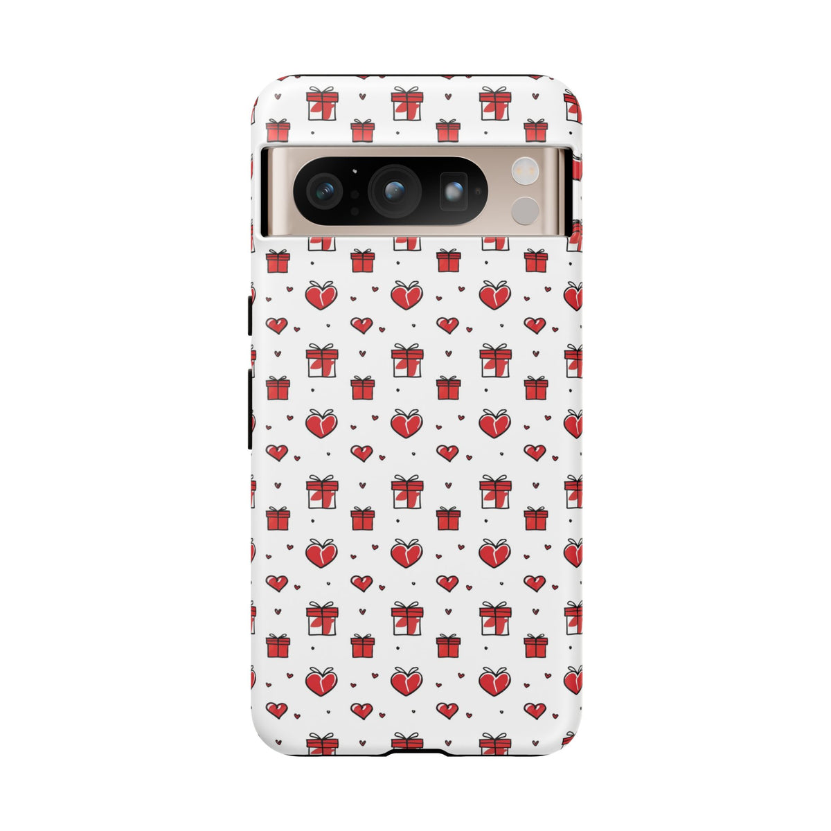 Heart Pattern Phone Case – Stylish & Loving Design for Your Device 234