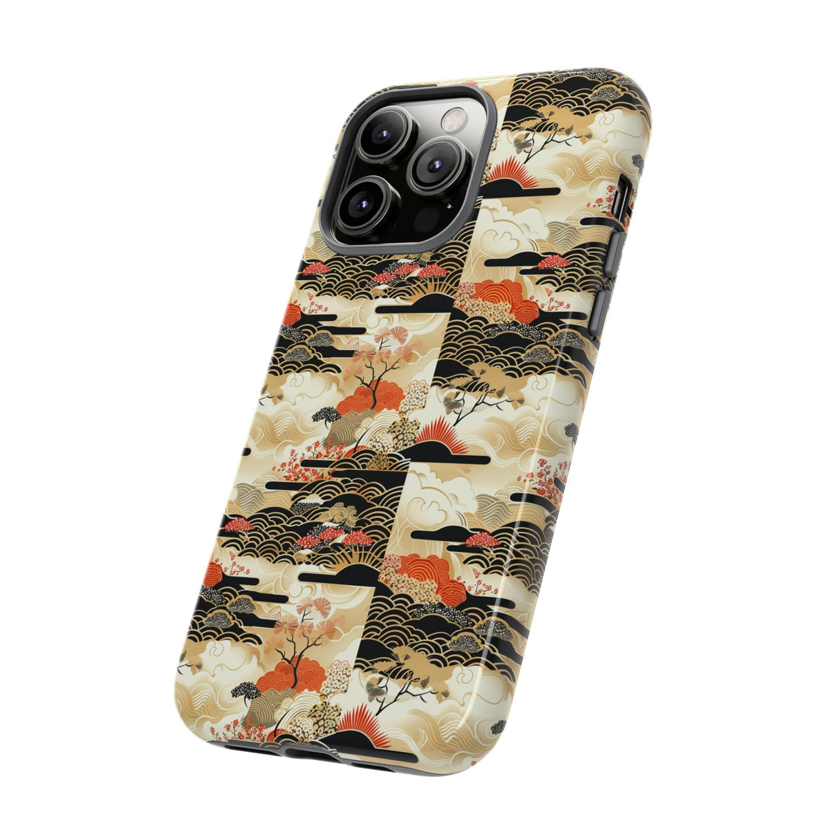 Japanese Pattern Phone Case – Elegant & Timeless Design for Your Phone 123