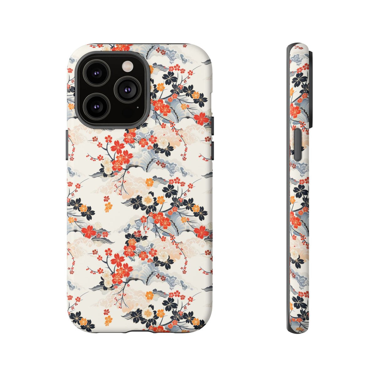 Japanese Pattern Phone Case – Elegant & Timeless Design for Your Phone 302