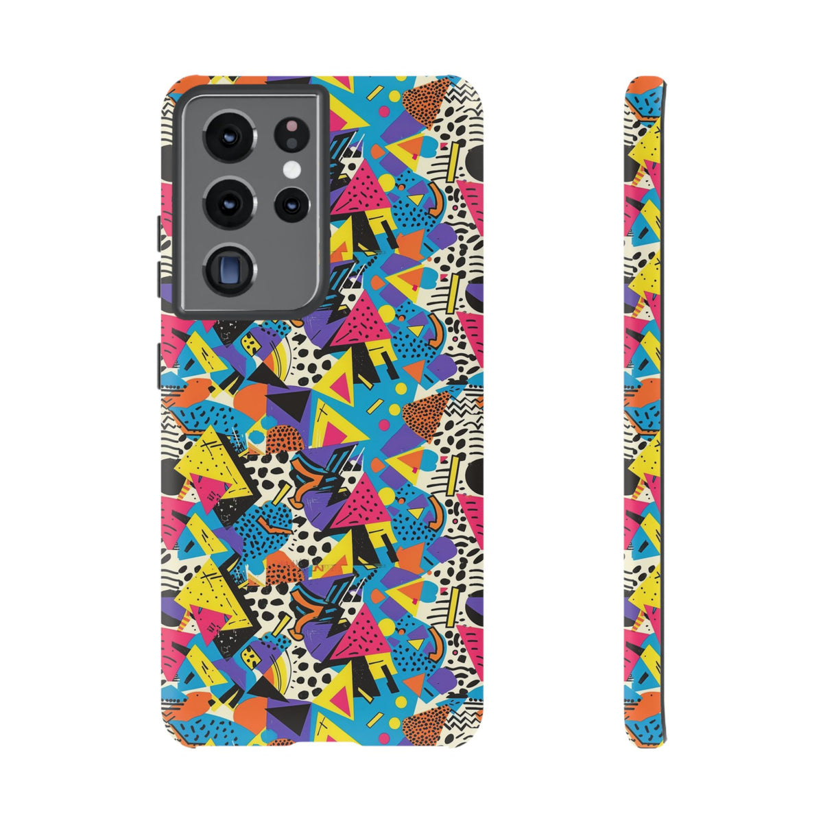 90s Themed Seamless Pattern Phone Case – Embrace Retro Style and Protection 231