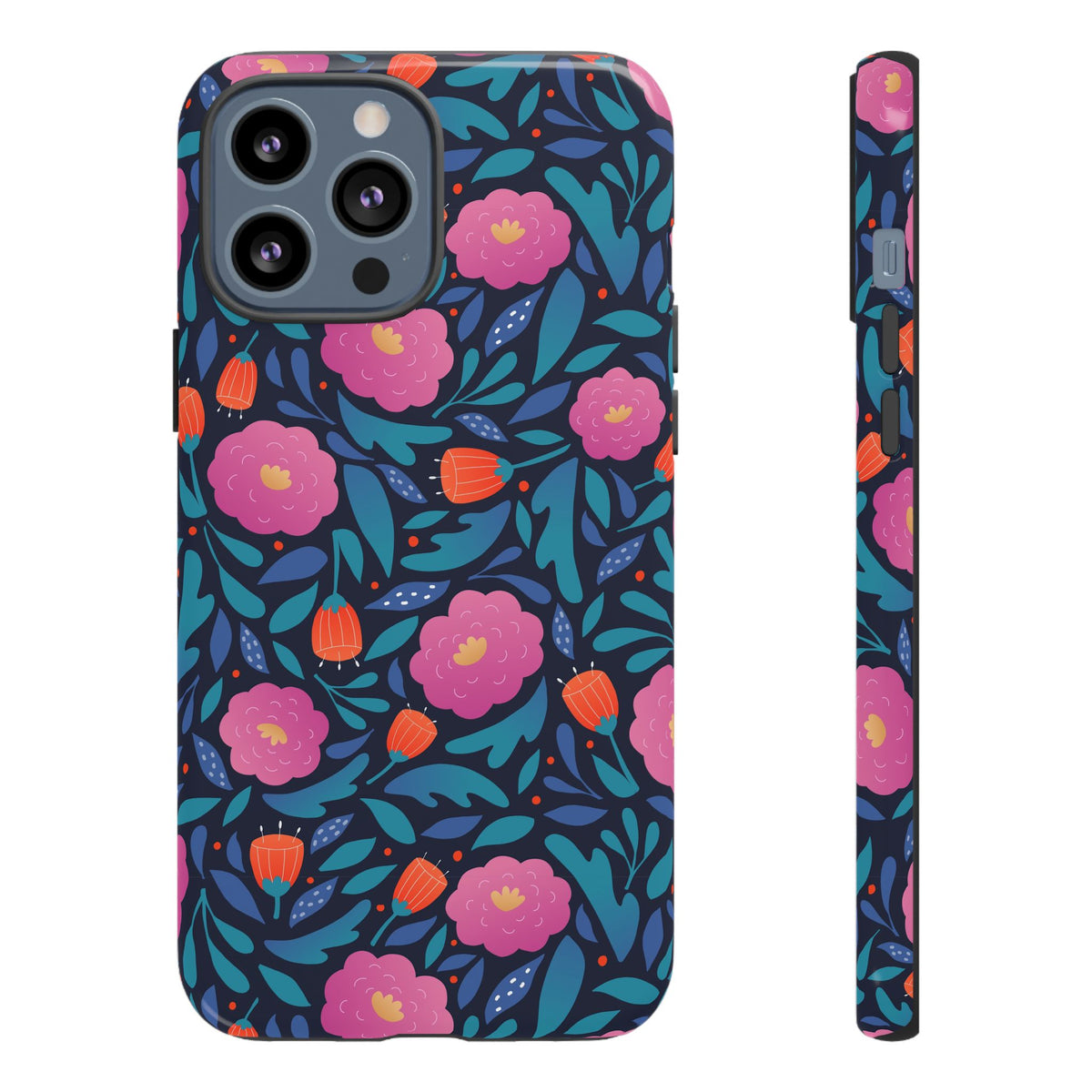 Colorful Little Flower Design Phone Case – Bright and Cheerful Floral Phone Cover 2