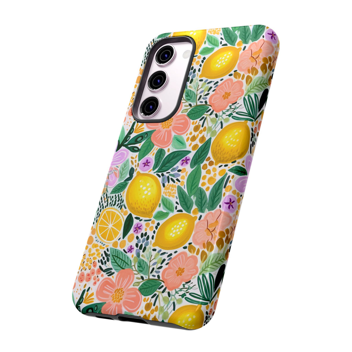 Cute Summer Lemons Phone Case – Refreshing Citrus Design for Your Phone