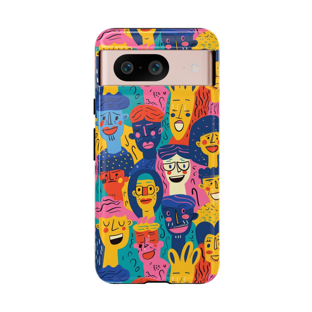 Happy Faces Phone Case – Joyful and Cheerful Design for a Bright Look 6