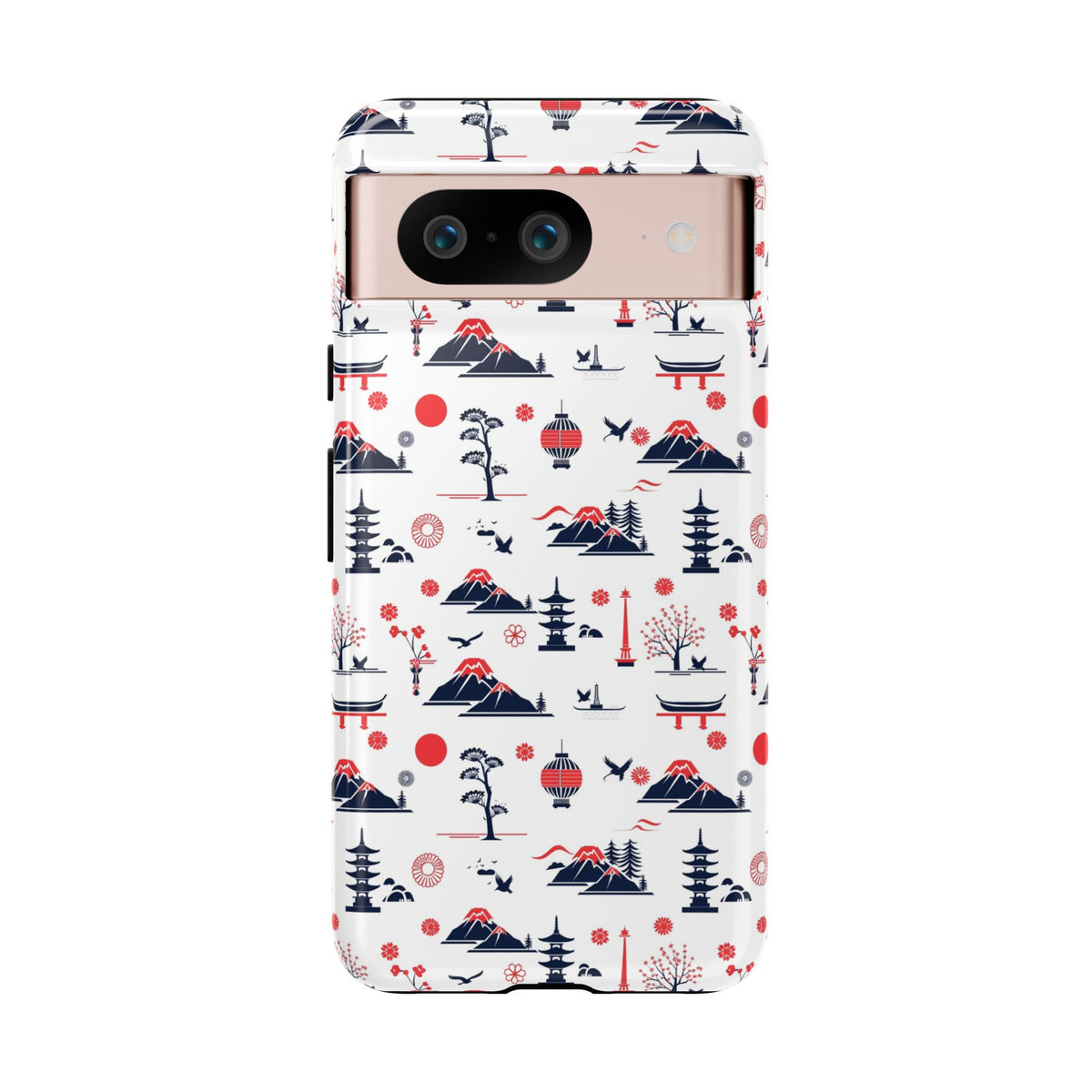 Japanese Pattern Phone Case – Elegant & Timeless Design for Your Phone 079