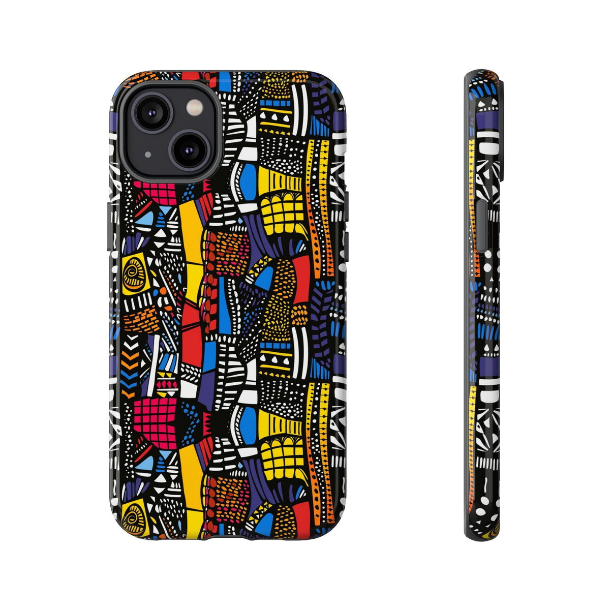 Stylish African Pattern Phone Case – Unique and Vibrant Protection 201