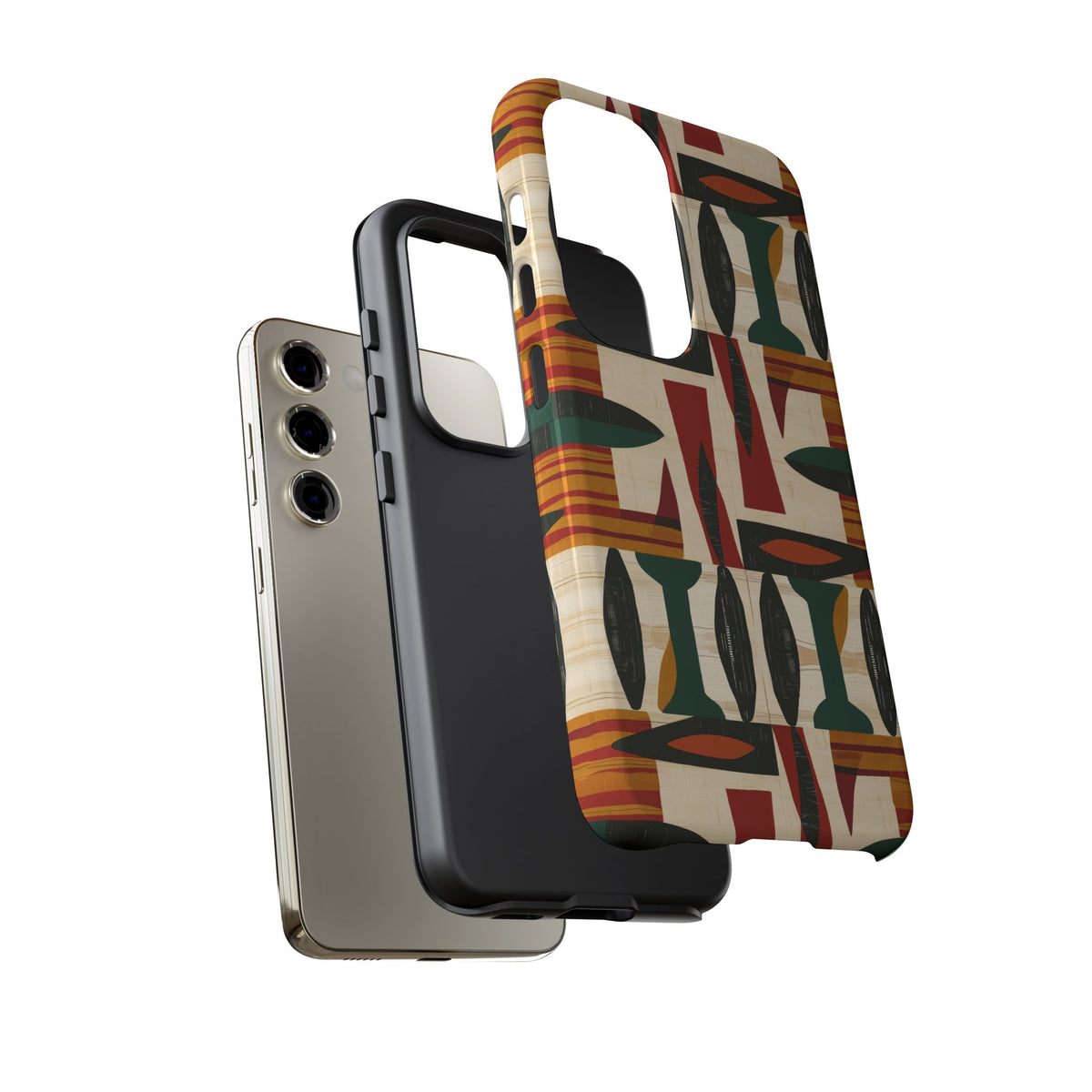 Stylish African Pattern Phone Case – Unique and Vibrant Protection 196