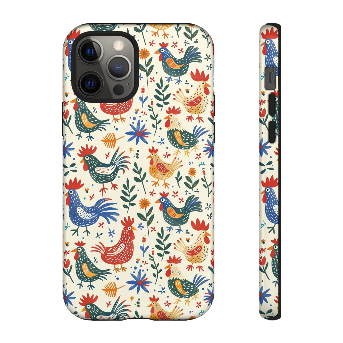 Birds Seamless Pattern Phone Case – Elegant and Timeless Avian Design 8