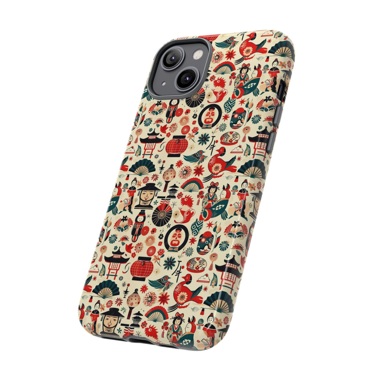 Japanese Pattern Phone Case – Elegant & Timeless Design for Your Phone 471