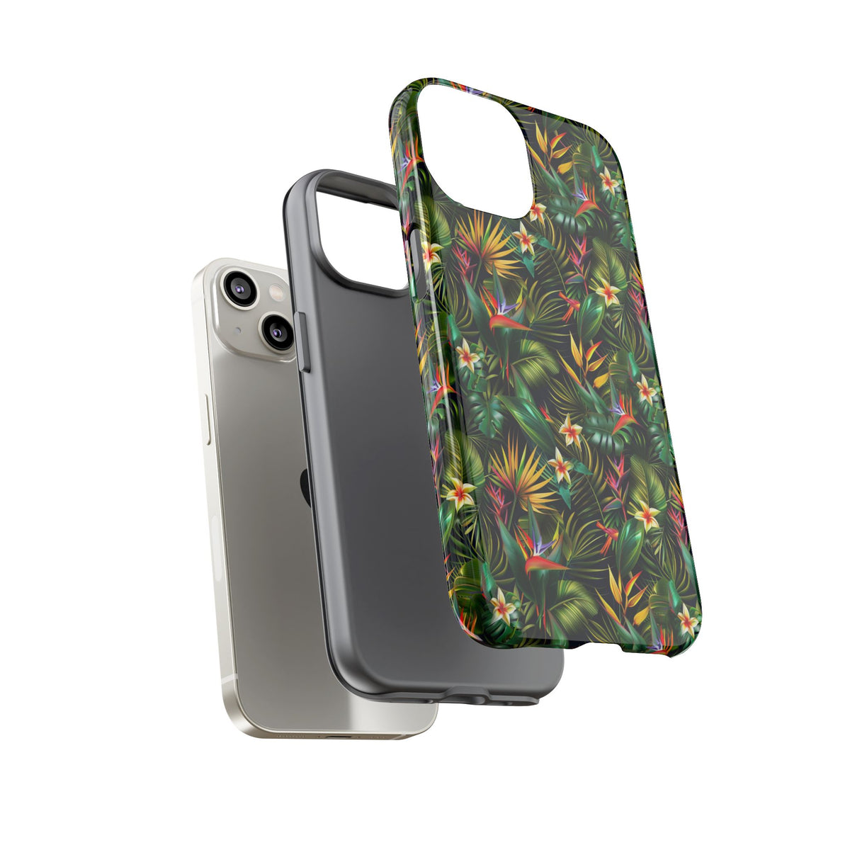 Jungle Pattern Phone Case – Exotic & Lush Design for Your Phone 348