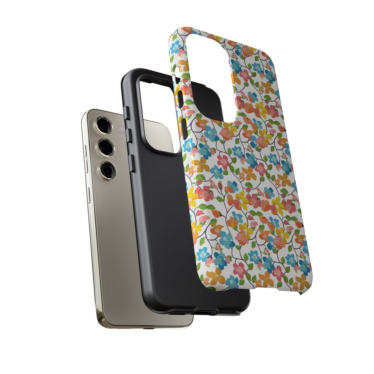 Spring Pattern Phone Case – Fresh & Vibrant Design for Your Phone 407