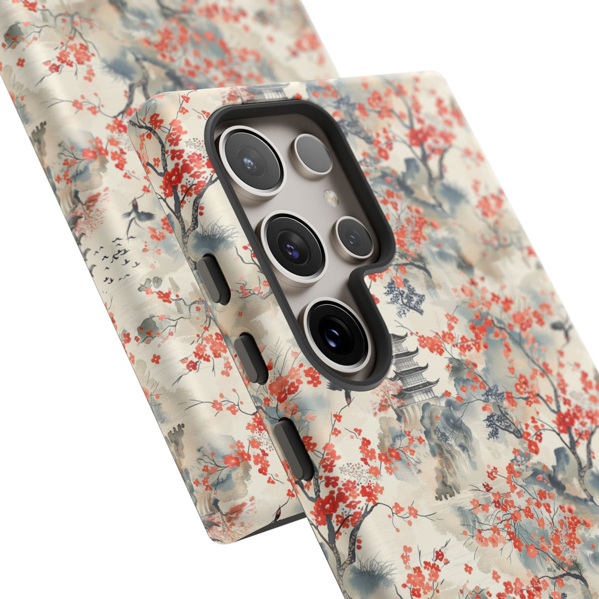 Japanese Style Pattern Phone Case - Elegant & Protective Cover