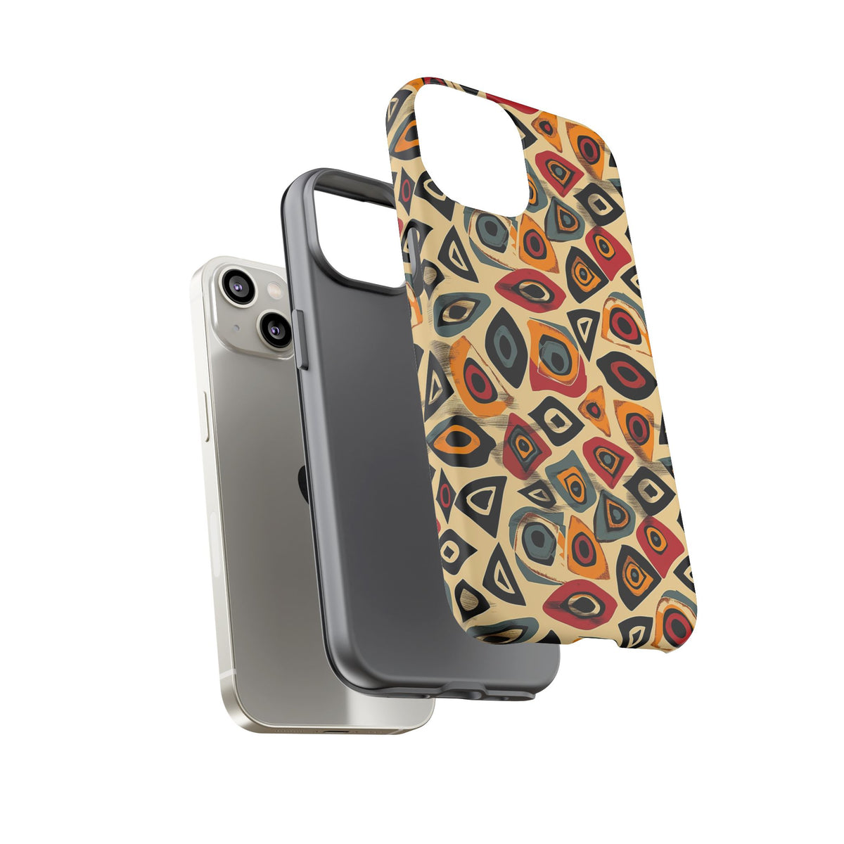 Stylish African Pattern Phone Case – Unique and Vibrant Protection 167