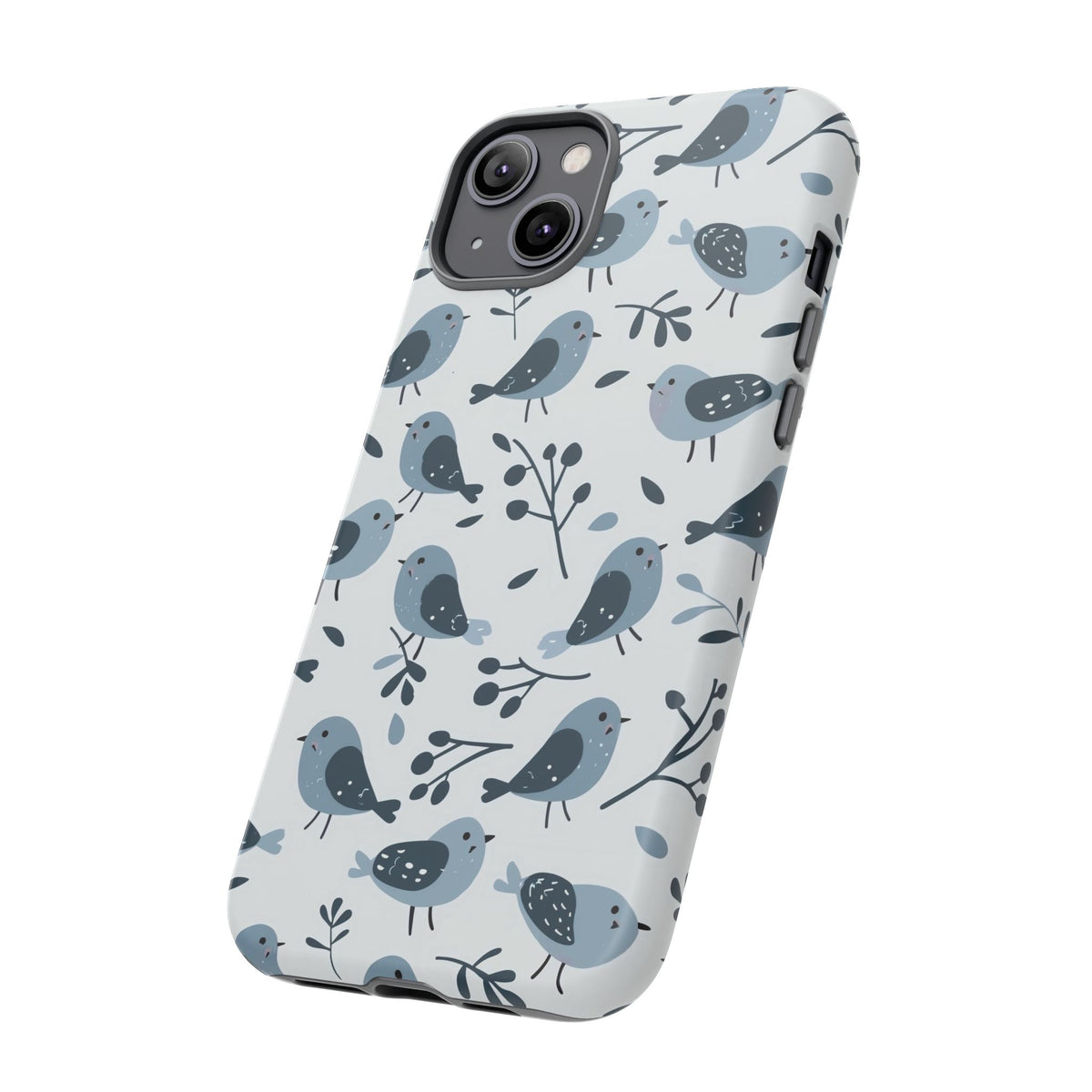 Birds Seamless Pattern Phone Case – Elegant and Timeless Avian Design 10