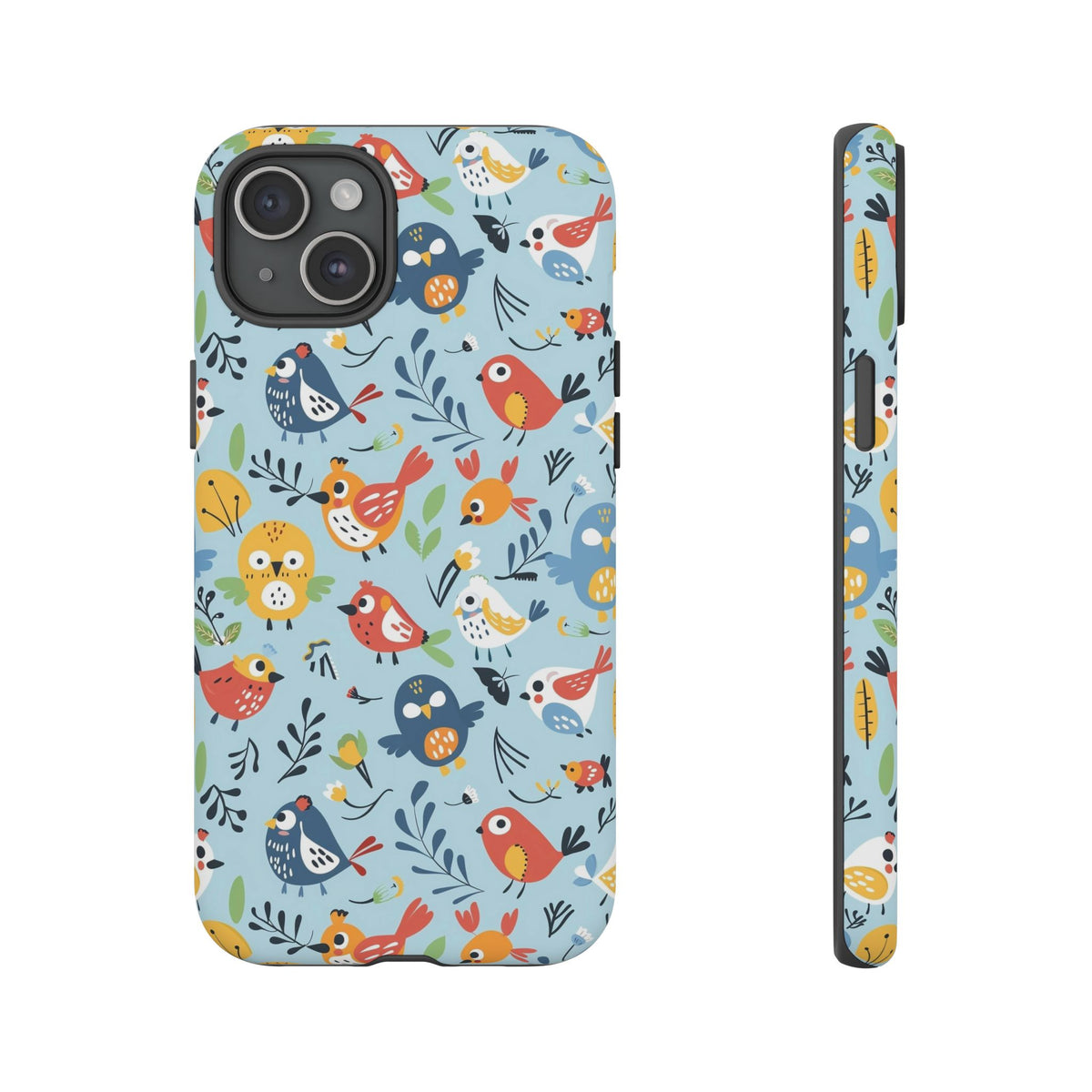 Birds Seamless Pattern Phone Case – Elegant and Timeless Avian Design 7