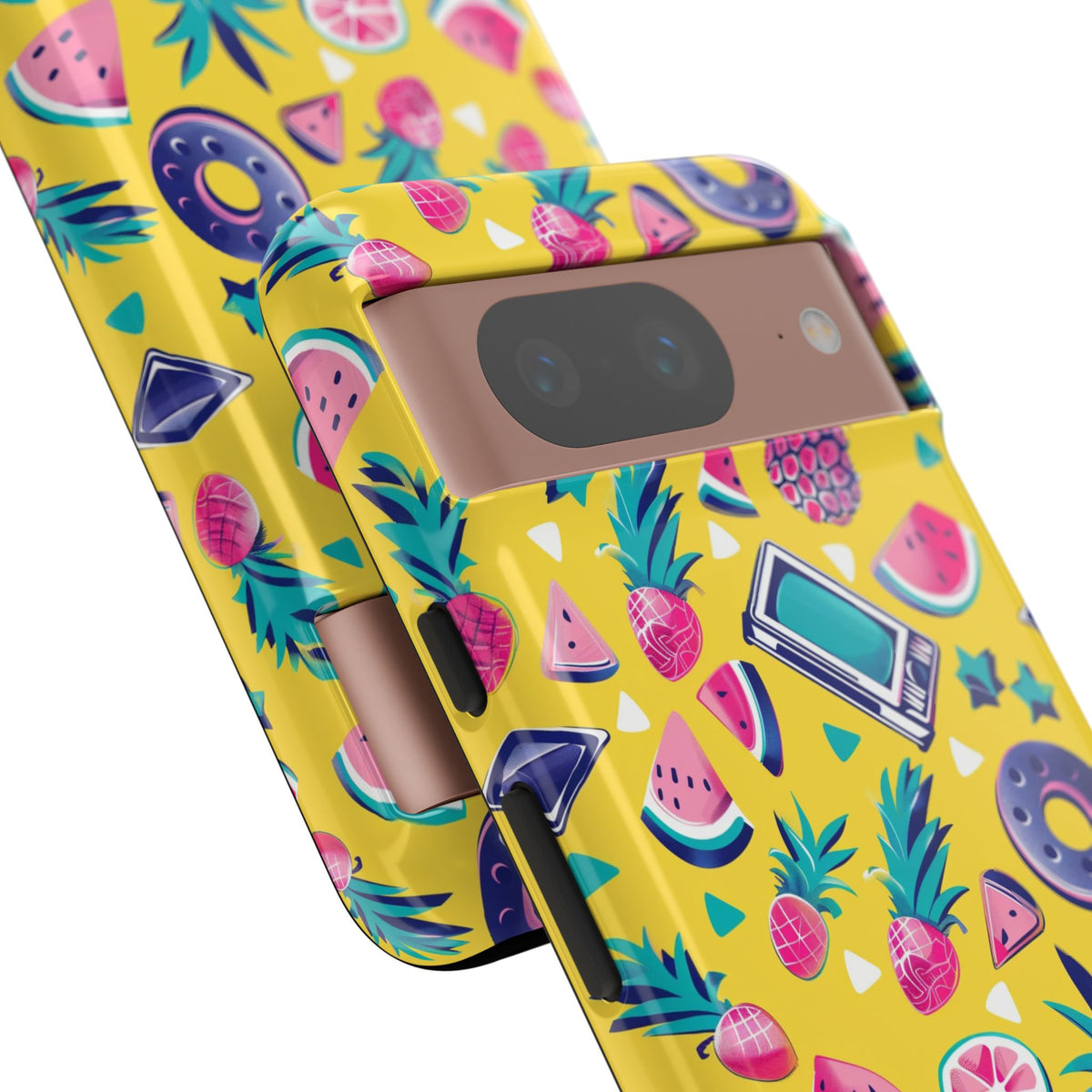 90s Themed Seamless Pattern Phone Case – Embrace Retro Style and Protection 255