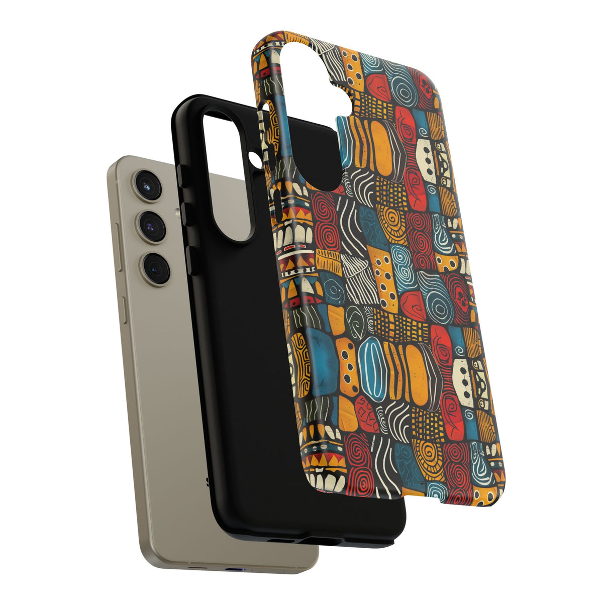 Stylish African Pattern Phone Case – Unique and Vibrant Protection 159