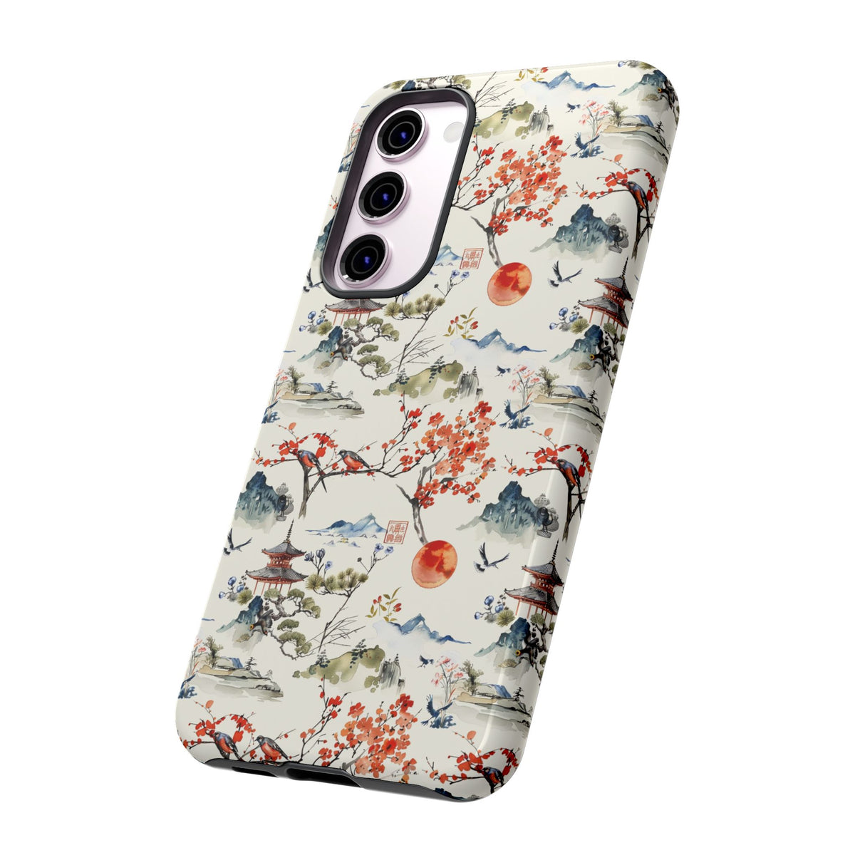 Japanese Pattern Phone Case – Elegant & Timeless Design for Your Phone 120