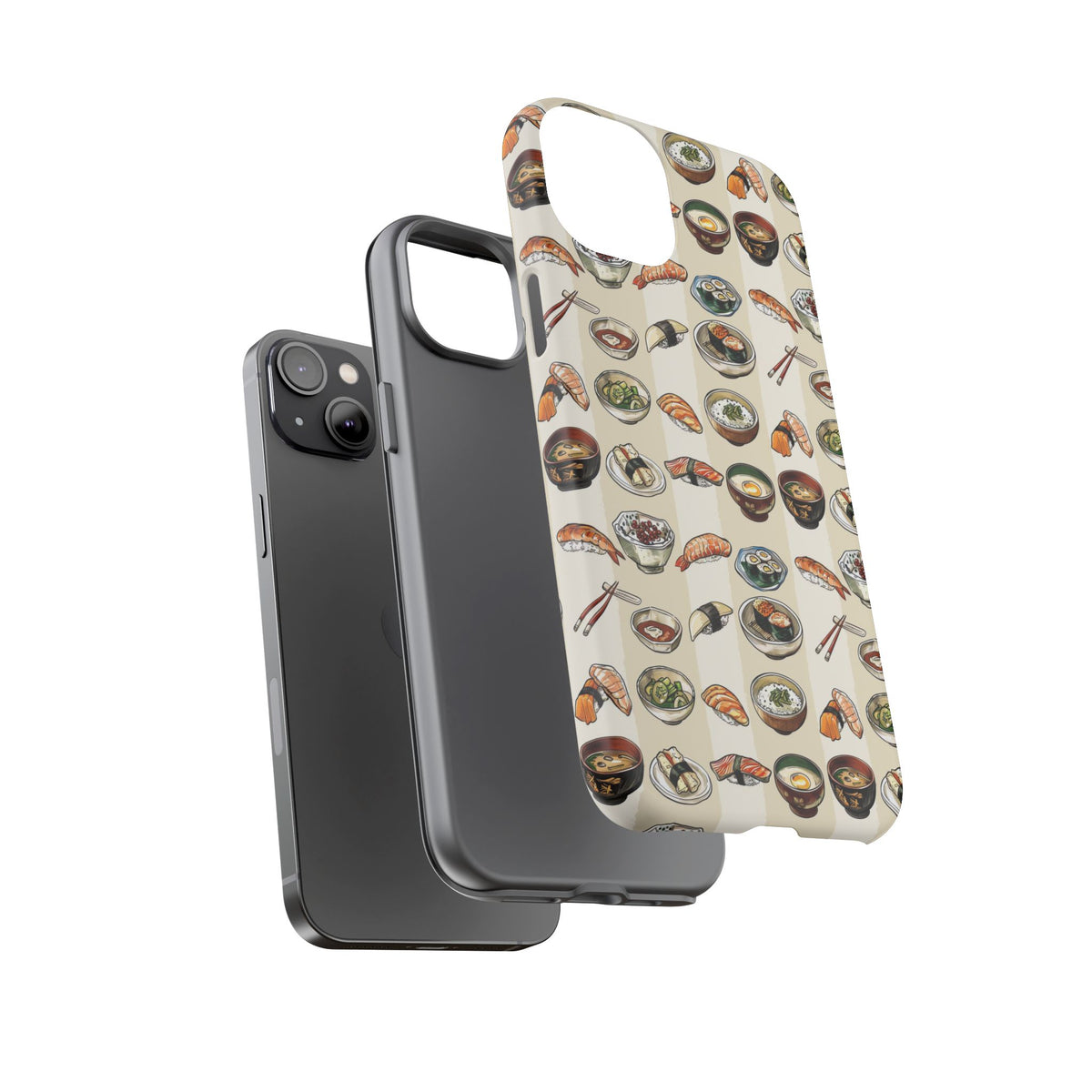 Japanese Pattern Phone Case – Elegant & Timeless Design for Your Phone 038