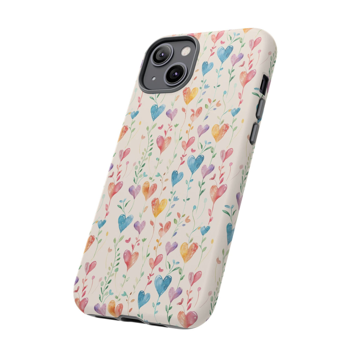 Heart Pattern Phone Case – Stylish & Loving Design for Your Device 226