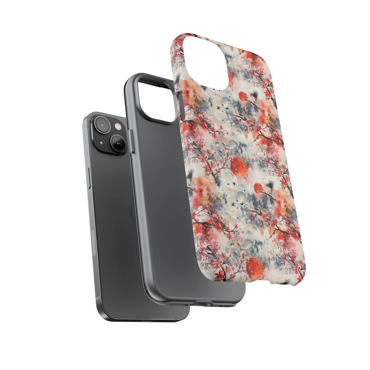 Japanese Pattern Phone Case – Elegant & Timeless Design for Your Phone 110