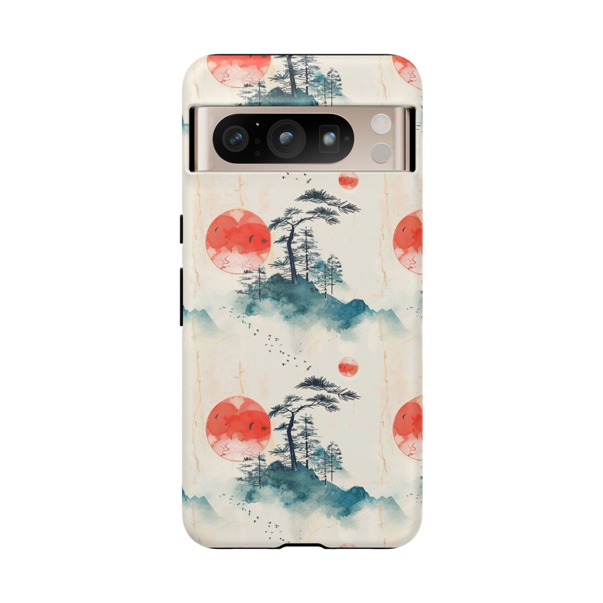 Japanese Pattern Phone Case – Elegant & Timeless Design for Your Phone 055