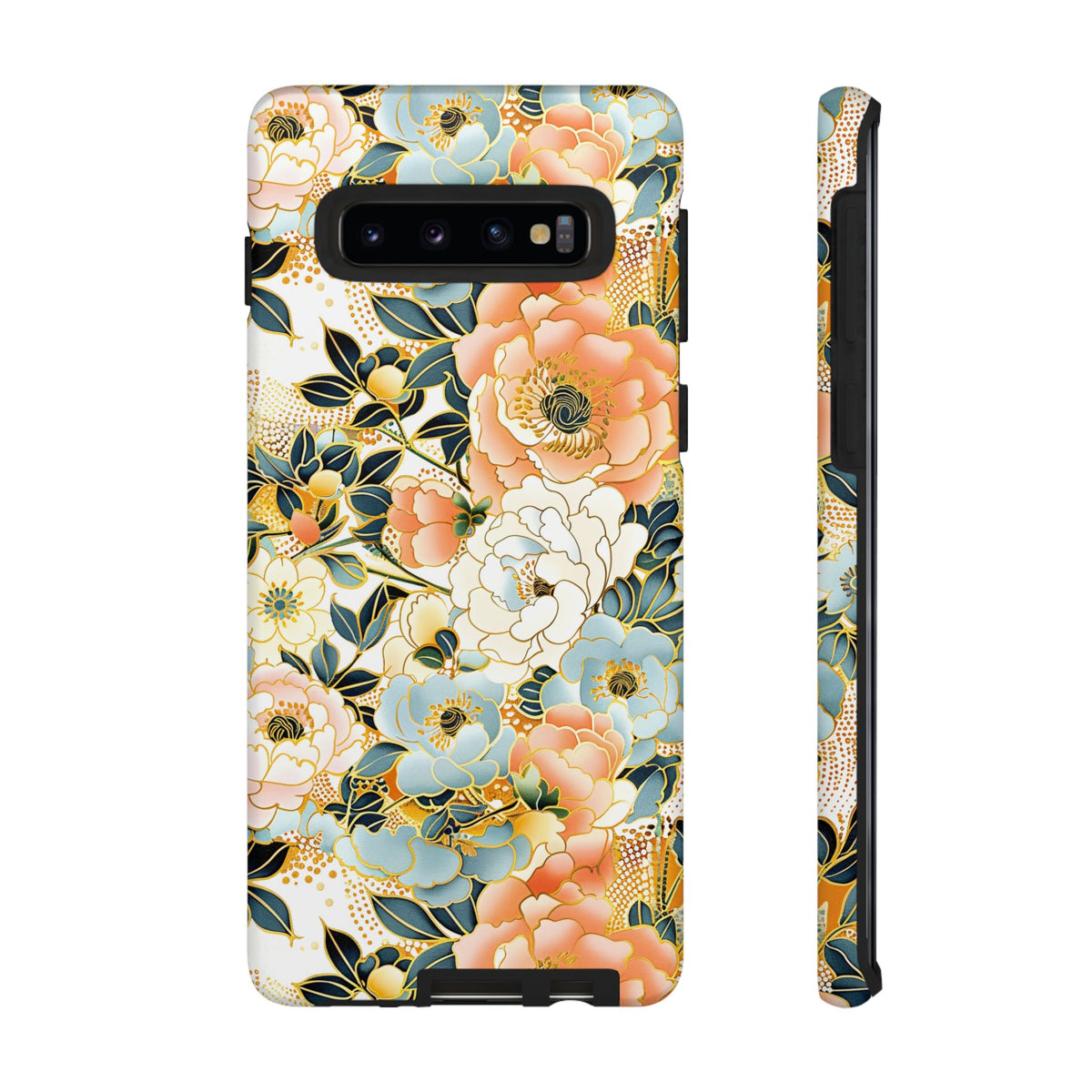 Japanese Blossom Asian Floral Design Phone Case – Elegant Floral Phone Cover 5