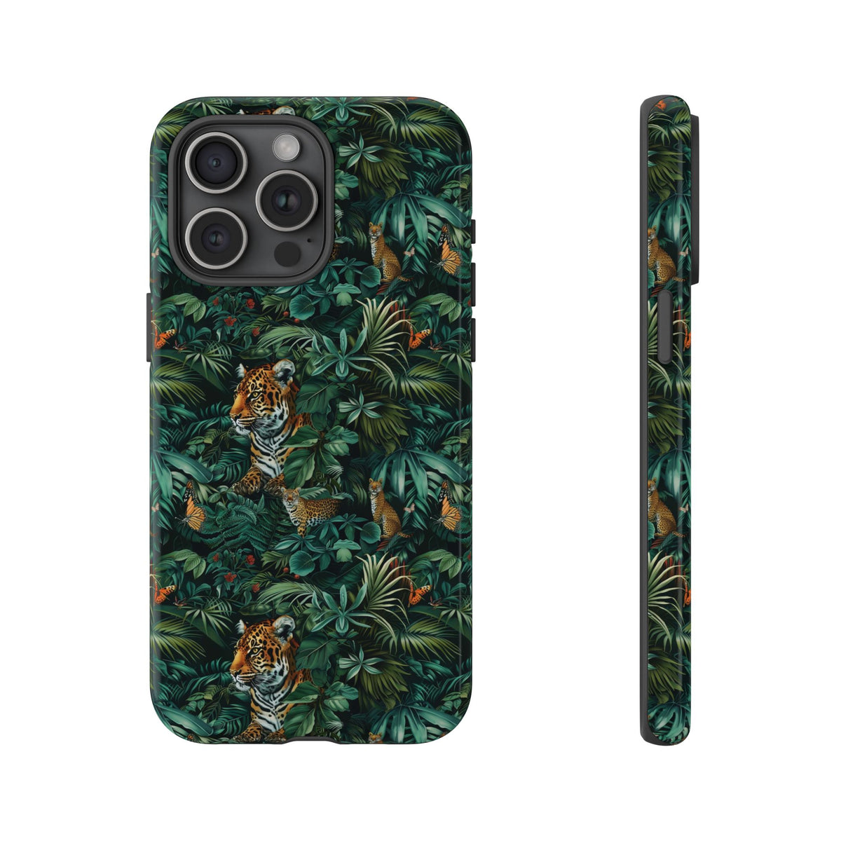 Jungle Pattern Phone Case – Exotic & Lush Design for Your Phone 326