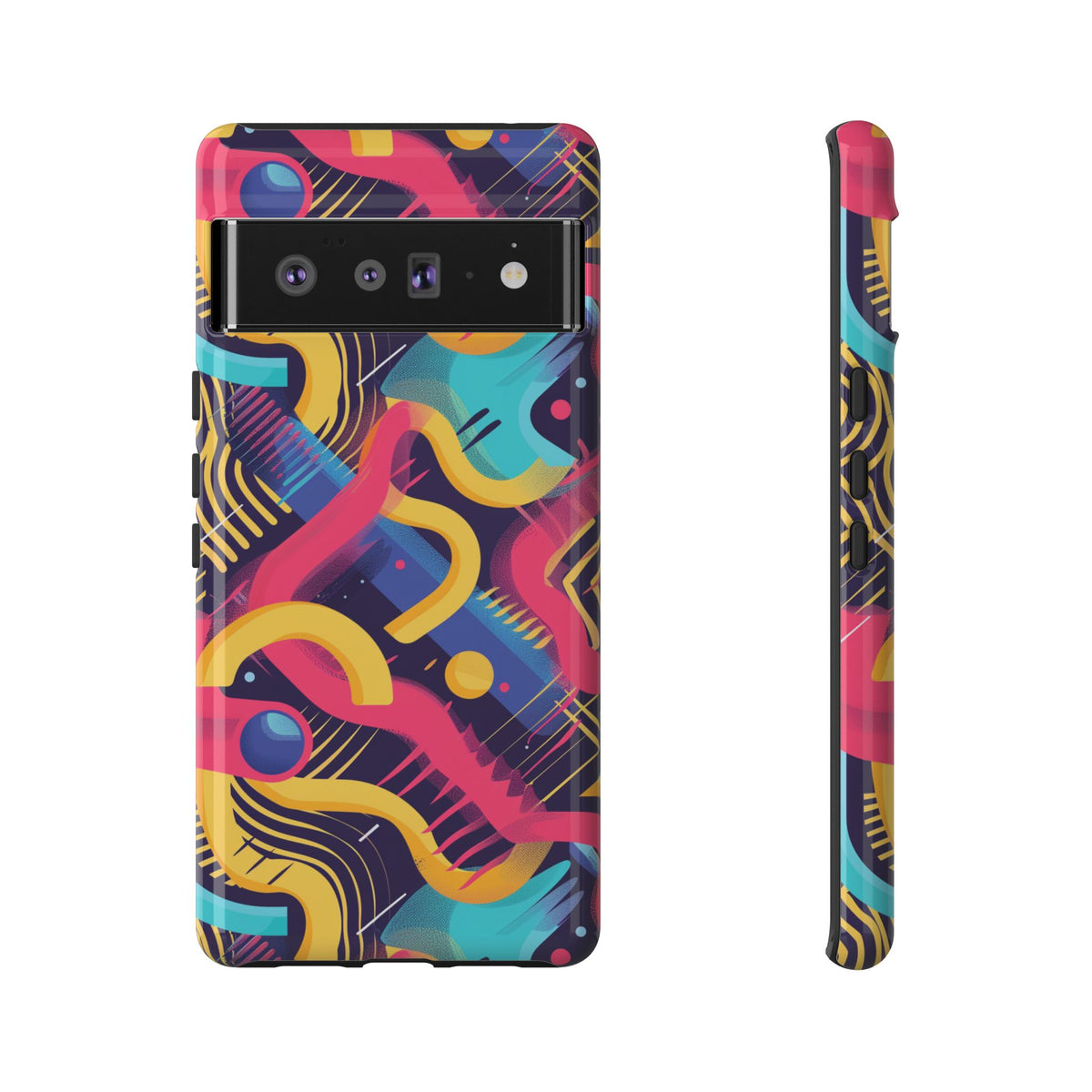 Retro 80s Seamless Phone Case – Vintage Style Meets Modern Protection 2