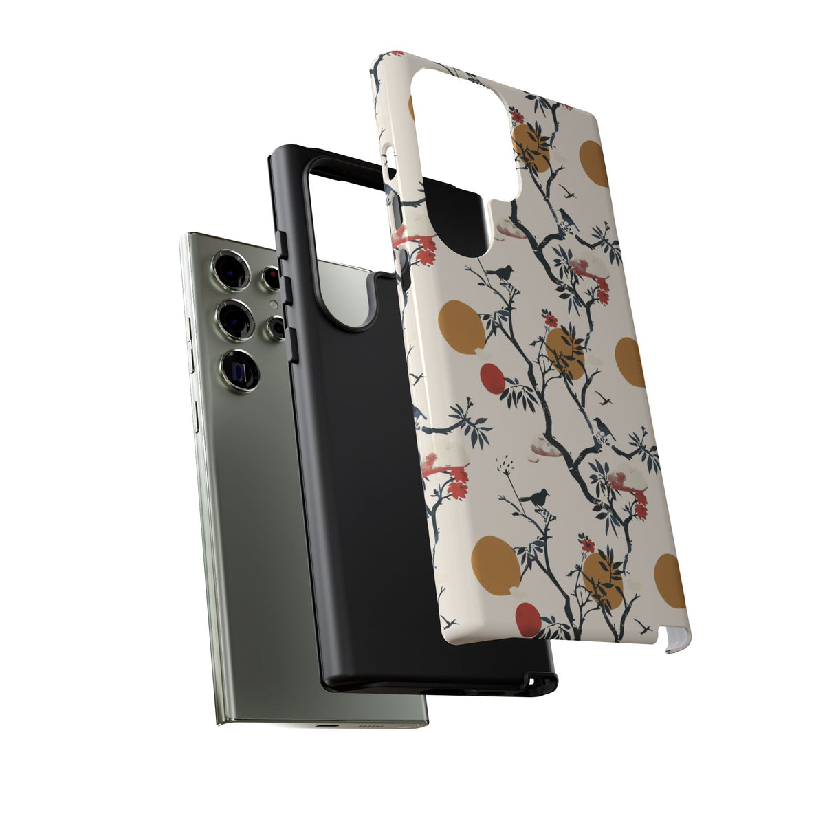 Japanese Pattern Phone Case – Elegant & Timeless Design for Your Phone 054