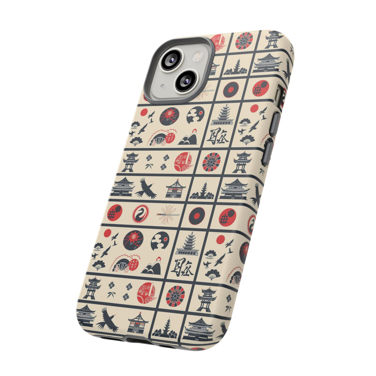 Japanese Pattern Phone Case – Elegant & Timeless Design for Your Phone 099