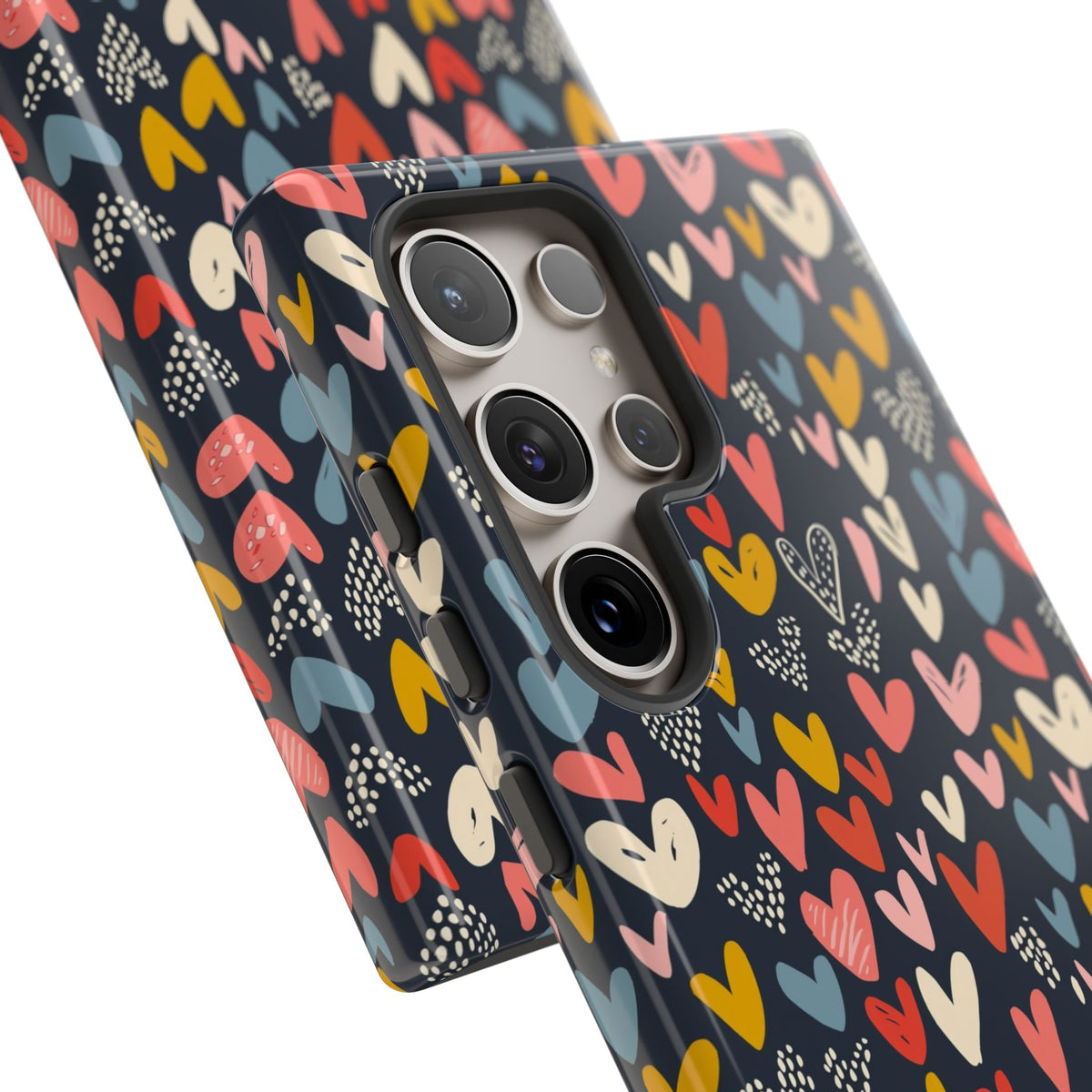 Heart Pattern Phone Case – Stylish & Loving Design for Your Device 816