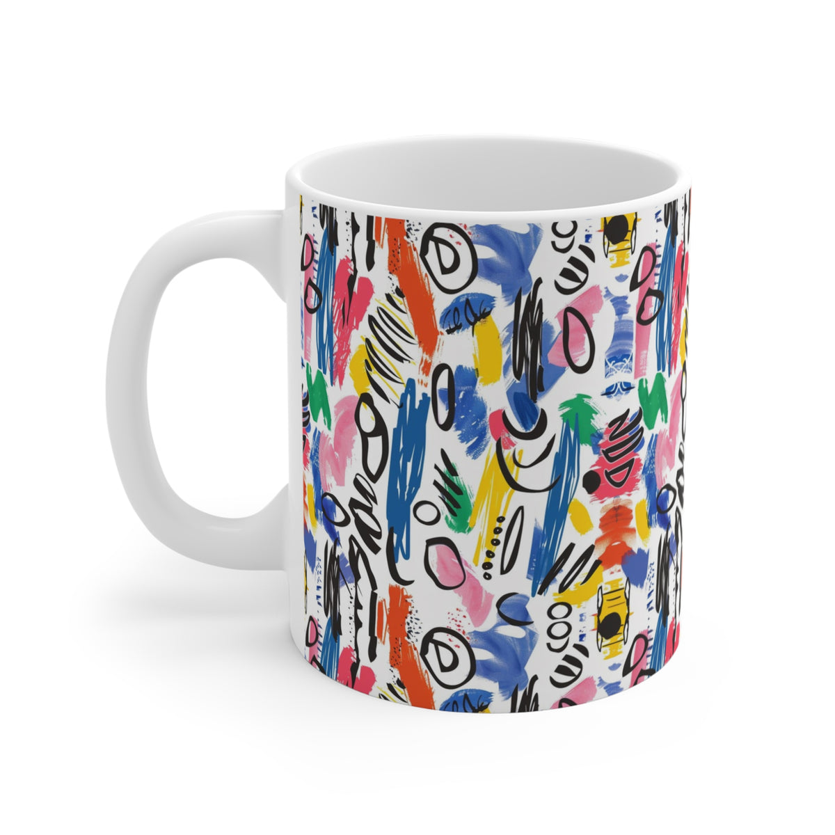 Artistic Doodle Coffee Mug - Sip with Imagination 205