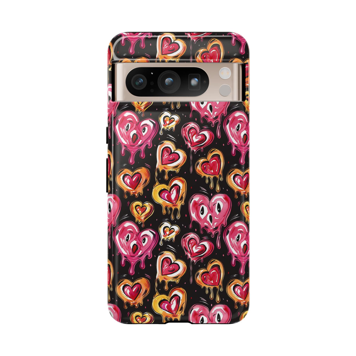 Heart Pattern Phone Case – Stylish & Loving Design for Your Device 361