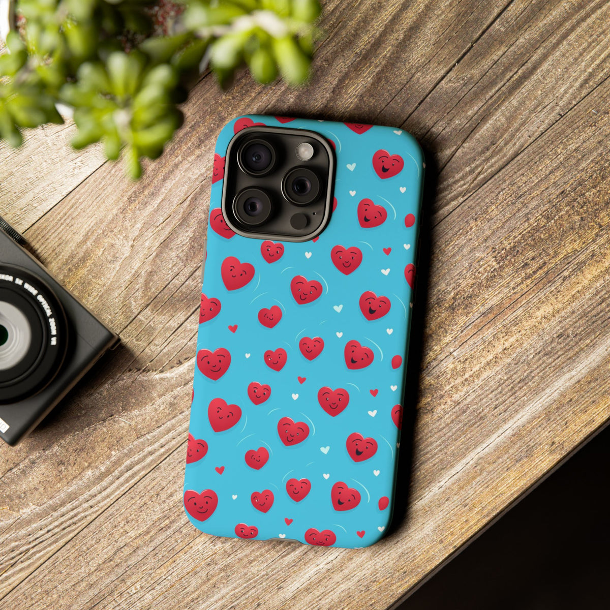 Heart Pattern Phone Case – Stylish & Loving Design for Your Device 811