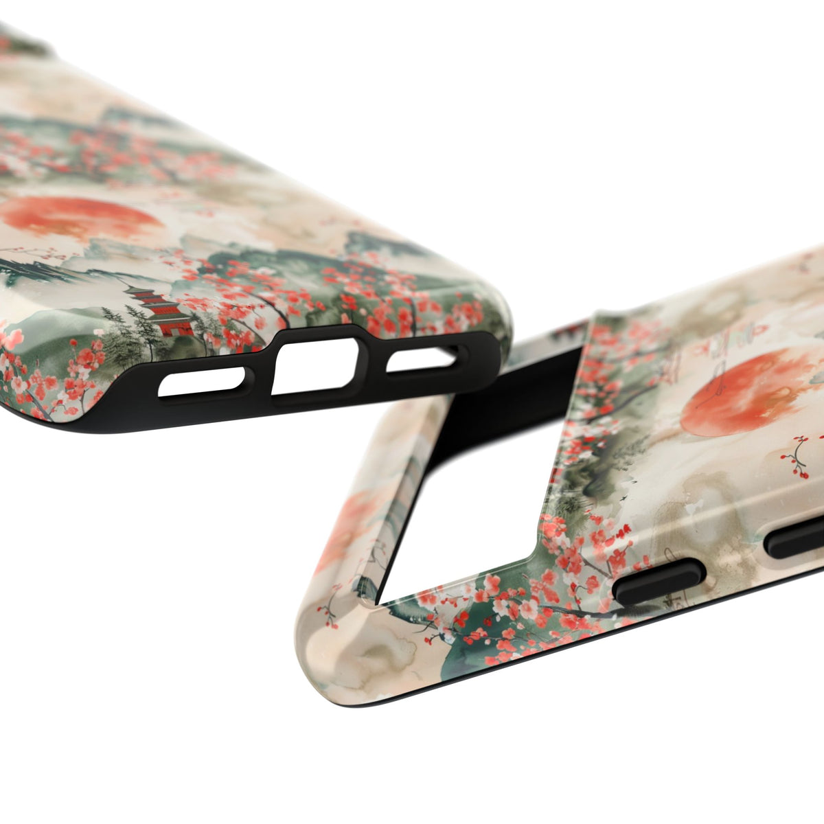 Japanese Pattern Phone Case – Elegant & Timeless Design for Your Phone 057