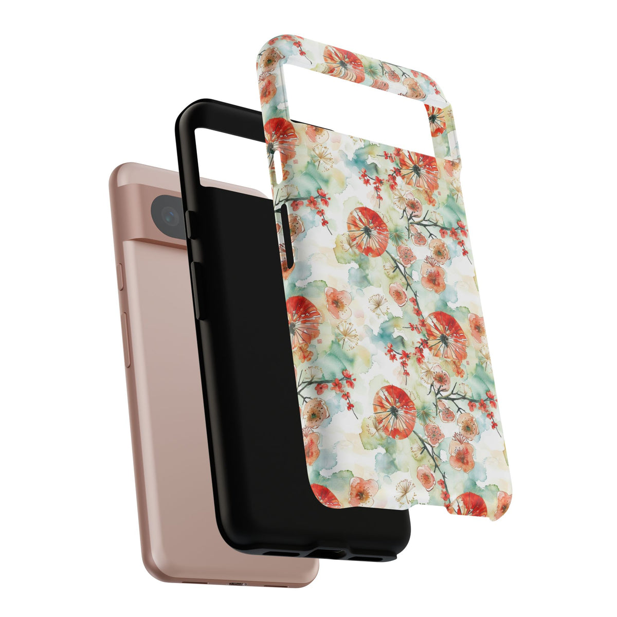 Japanese Pattern Phone Case – Elegant & Timeless Design for Your Phone 042