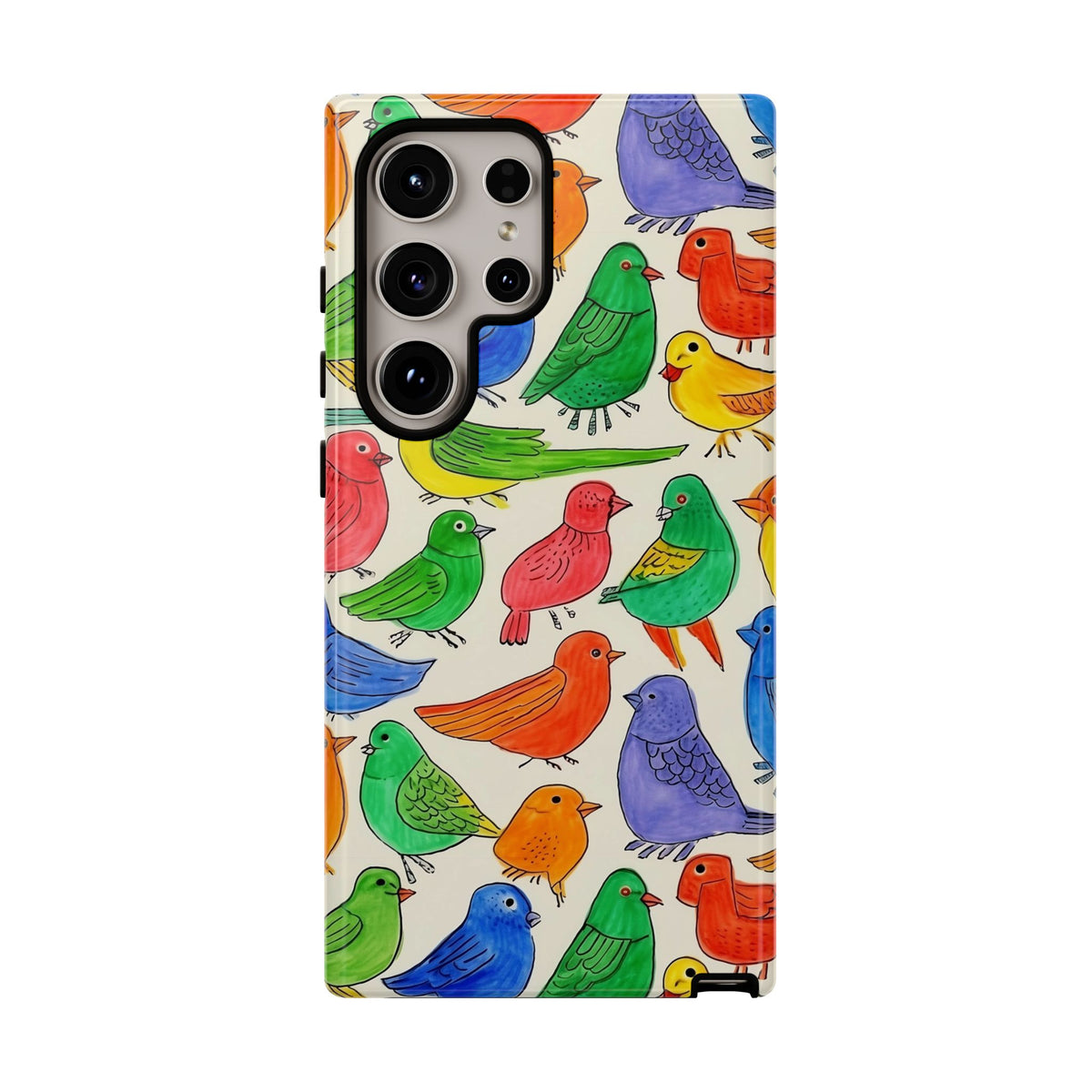 Birds Seamless Pattern Phone Case – Elegant and Timeless Avian Design 2