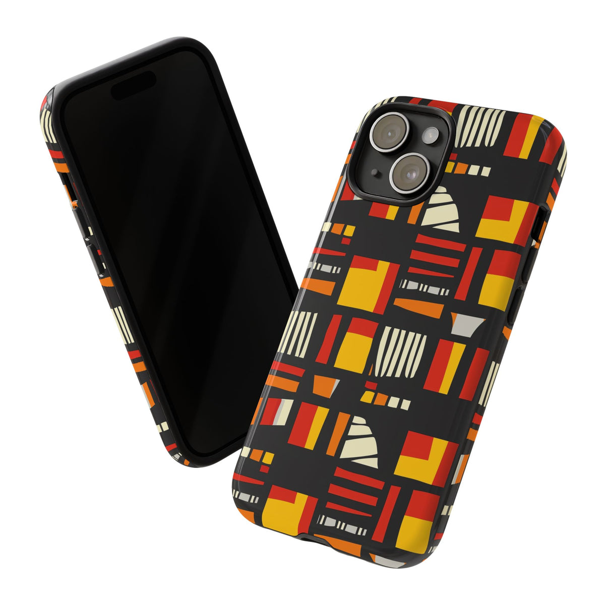 Stylish African Pattern Phone Case – Unique and Vibrant Protection 099