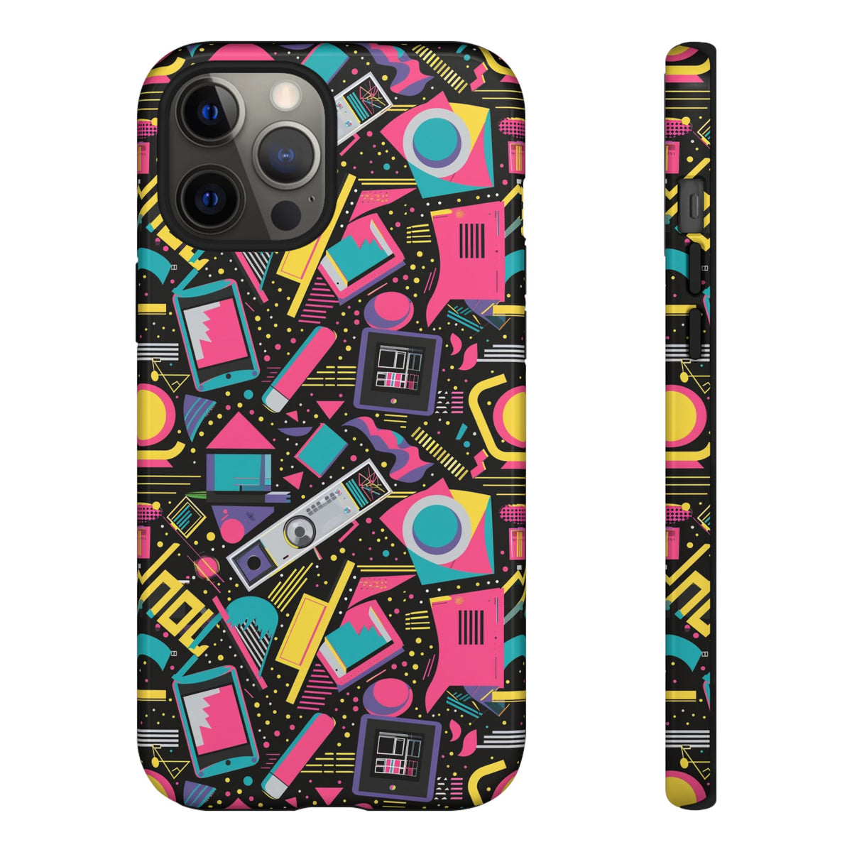 Retro 80s Seamless Phone Case – Vintage Style Meets Modern Protection 192