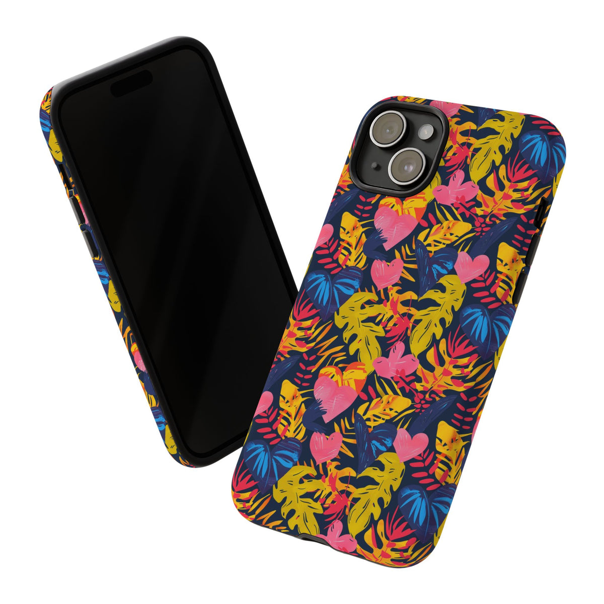 Heart Pattern Phone Case – Stylish & Loving Design for Your Device 360