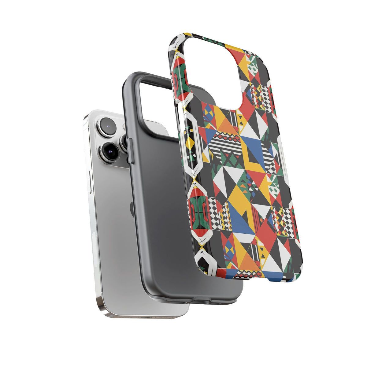 Stylish African Pattern Phone Case – Unique and Vibrant Protection 182