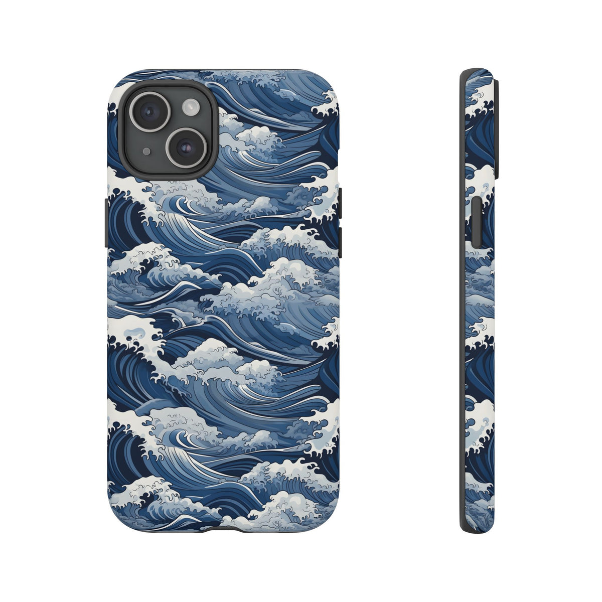 Japanese Waves Phone Case – Embrace Timeless Elegance with Classic Design